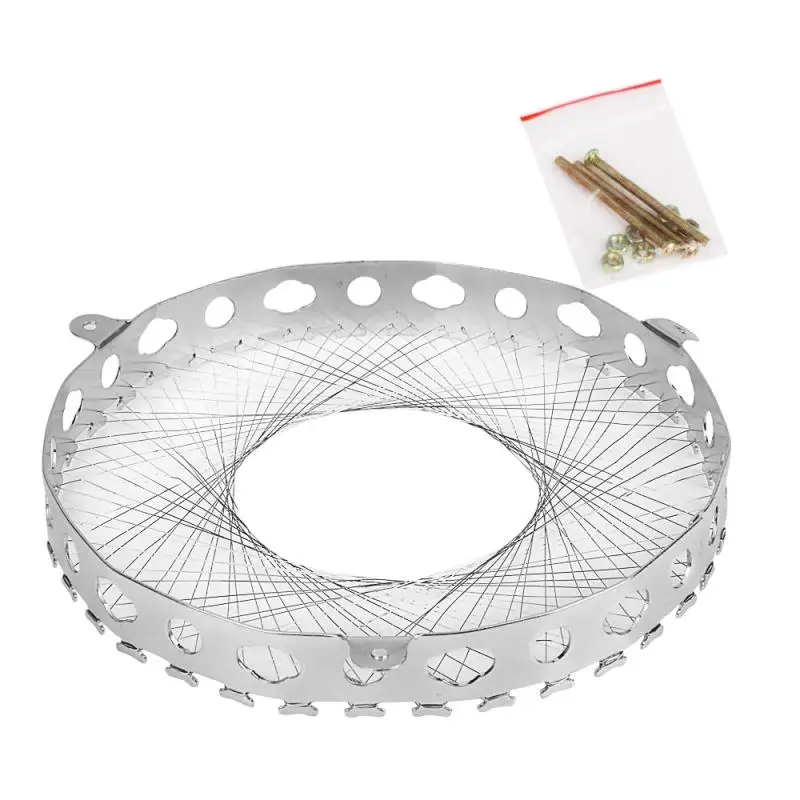 Сетчатый Чехол из нержавеющей стали для газовой плиты фонарь ветрозащитная