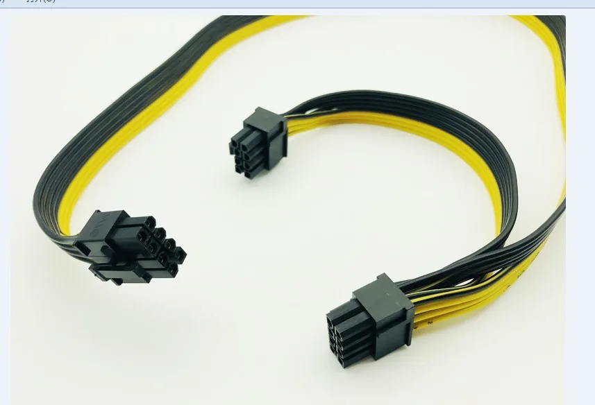 

60 см + 20 см 8pin папа До 2x 8pin(6 + 2) папа 18AWG Чистая медь