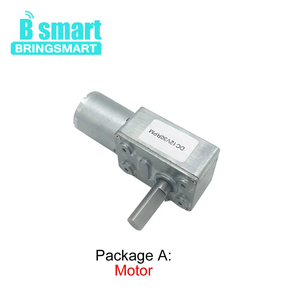 Реверсивный Редуктор электродвигателя Bringsmart JGY370 D7 с постоянным током 12 В 6 24