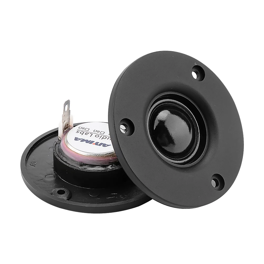 AIYIMA 2 шт. 3 дюймовый драйвер тройных динамиков 25 ядер шелковая Мембрана 4 6 Ом 20 Вт