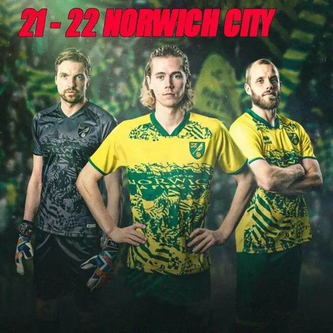 

2021 22 Norwich City Special Edition Soccer Jersey 2122 NORWICH PUKKI CITY Soccer T-shirt