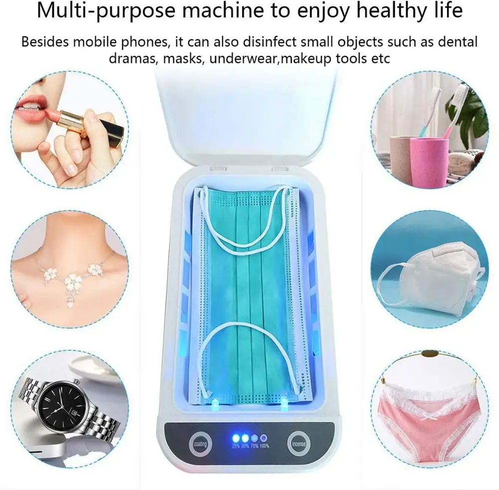 Стерилизатор GOXAWEE с УФ коробкой Ультрафиолетовый стерилизатор для дезинфекции