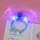 Повязки для волос, украшение для вечевечерние на год, сувениры 2022, светящаяся повязка на голову