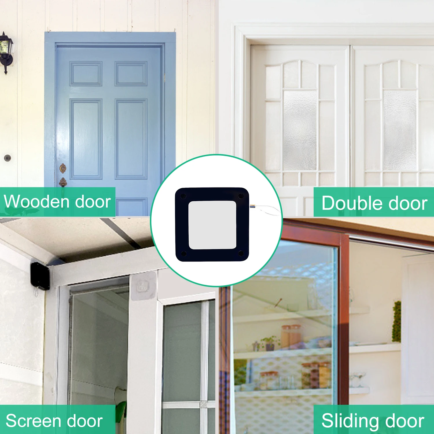 

Punch-free Automatic Sensor Door Closer Automatically Close for All Doors LDF668