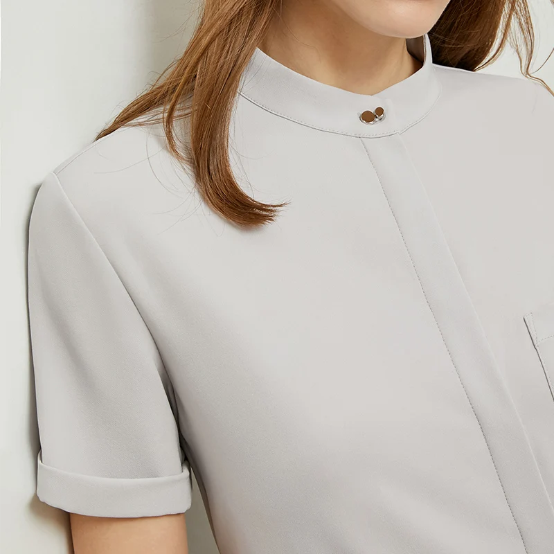 Женское платье с круглым вырезом AMII повседневное однотонное высокой талией и