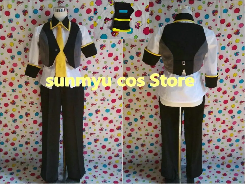 

VOCALOID Kagamine Ren Blue Moon Cosplay Costume,Custom Size Clothes Halloween Wholesale