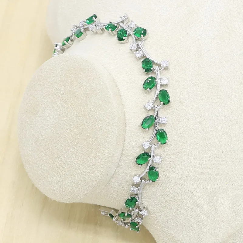 Классический набор украшений для женщин браслет серьги ожерелье подвеска кольцо