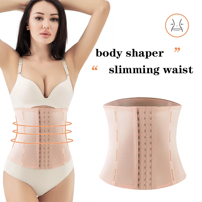 

Waist Trainer Women Flat Belly Sheath Modeling Straps Fat Compression Body Shaper Slimming Girdle Tummy Trimmer