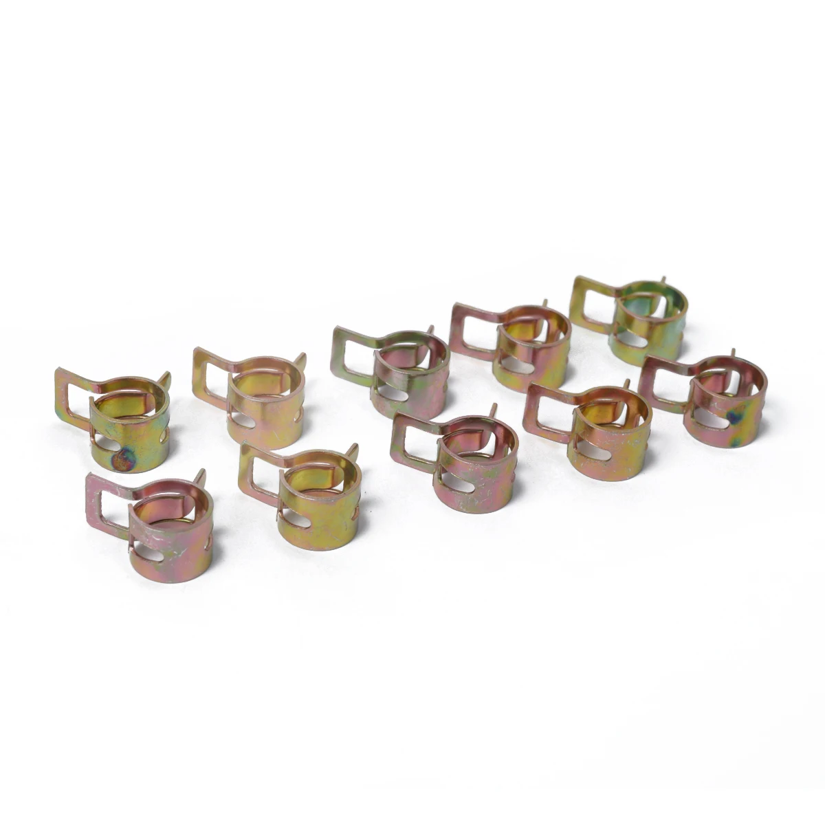 

60pc 6-15mm 6 Car Spring Clip Fuel Hose Clip Water Pipe Air Clamp Fastener