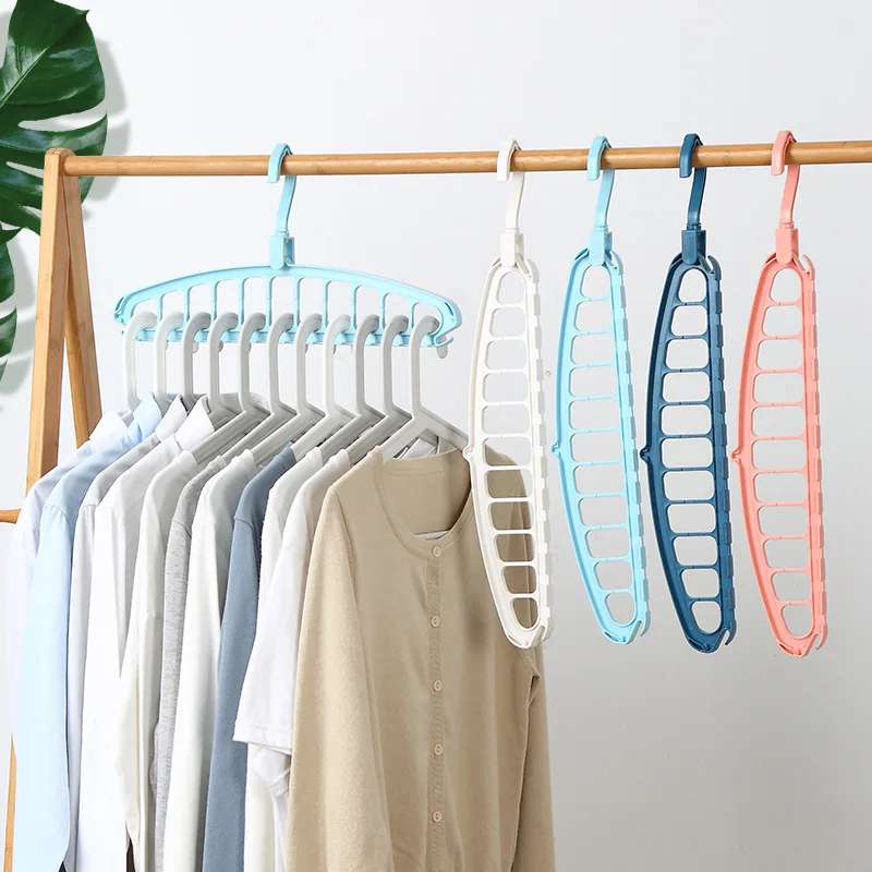 1 шт. компактный застегивающийся вакуумный Вешалки многофункциональная