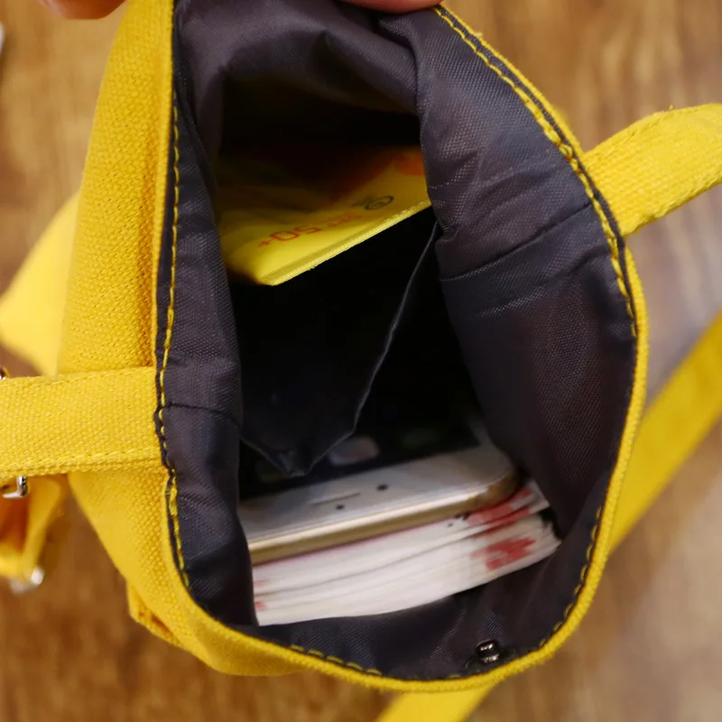 Цветная оригинальная Холщовая Сумка женская диагональная ткань для отдыха