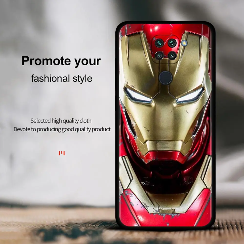 Чехол для телефона Xiaomi Redmi Note 9S 9 8 10 Pro Max 9C 7 9A 8T 9T 7A защитные чехлы Marvel Человек-паук