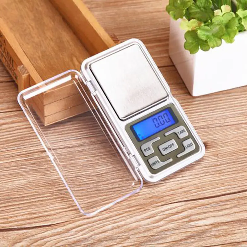 Мини цифровые весы 100/200/500g 0 01/0 1 г Высокая точность Подсветка Электрический