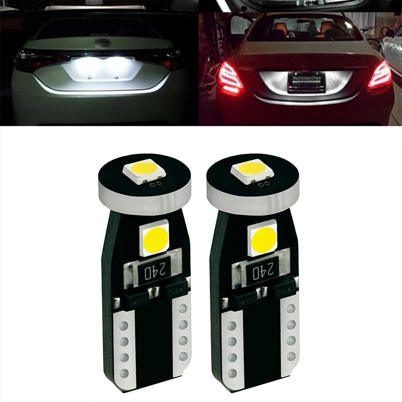 

YOLU T10 wide light led 3smd 3030 instrument license plate lamp w5w constant current decoding profile lights