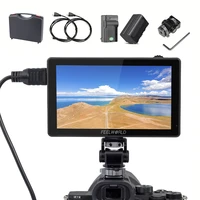 feelworld lut5 5 5 inch monitor on camera dslr field monitor fhd ips touch screen 4k hdmi 1920x1080 3d lut waveform