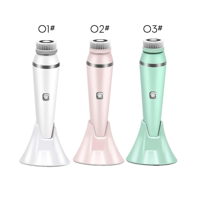 Перезаряжаемая вращающаяся щетка для лица электрическая Водонепроницаемая