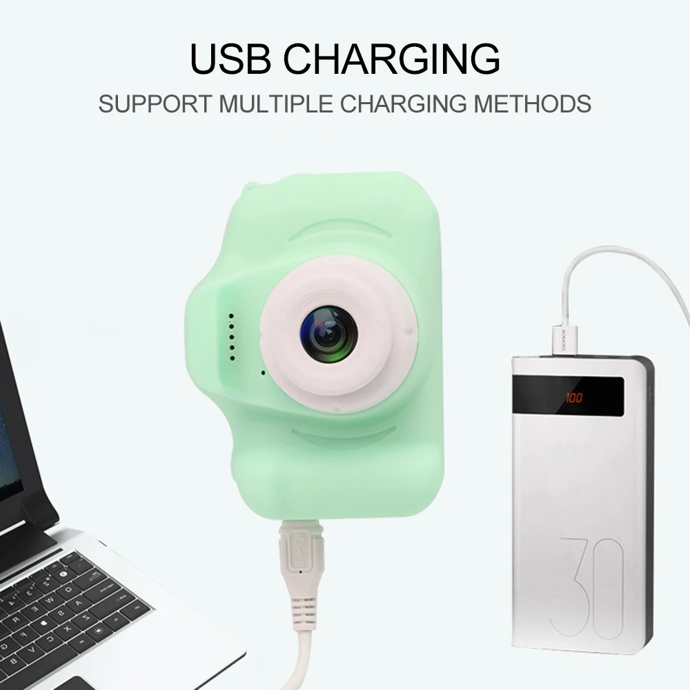 

Children Kids Camera Educational for Baby Gift Mini Digital Camera 1080P Projection Video Camera with 2 Inch Display Screen