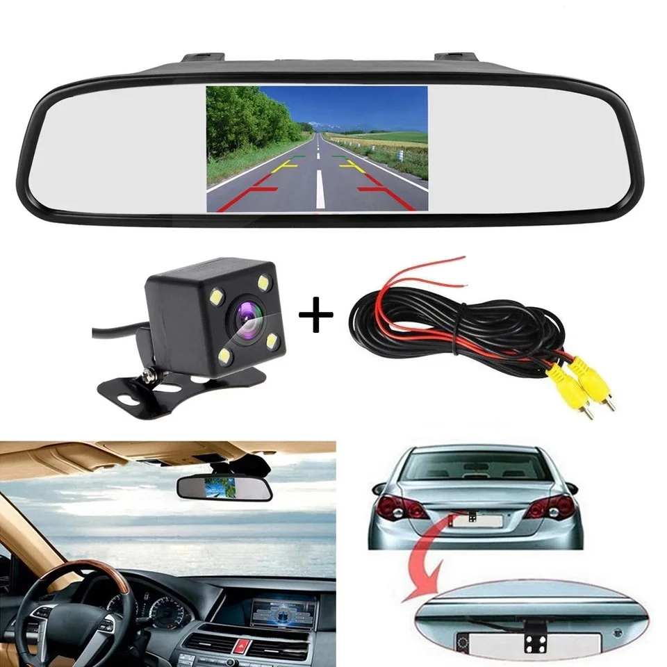 Беспроводной заднего вида Камера WI FI Реверсивный Dash Cam HD Ночное видение мини тела