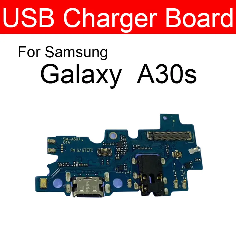 USB разъем для зарядки для Samsung Galaxy A30s SM-A307FN A307FN Зарядное устройство USB порт док-станция Замена