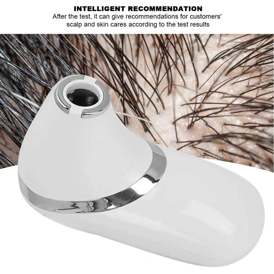 Профессиональный Беспроводной интеллектуальный детектор кожи головы
