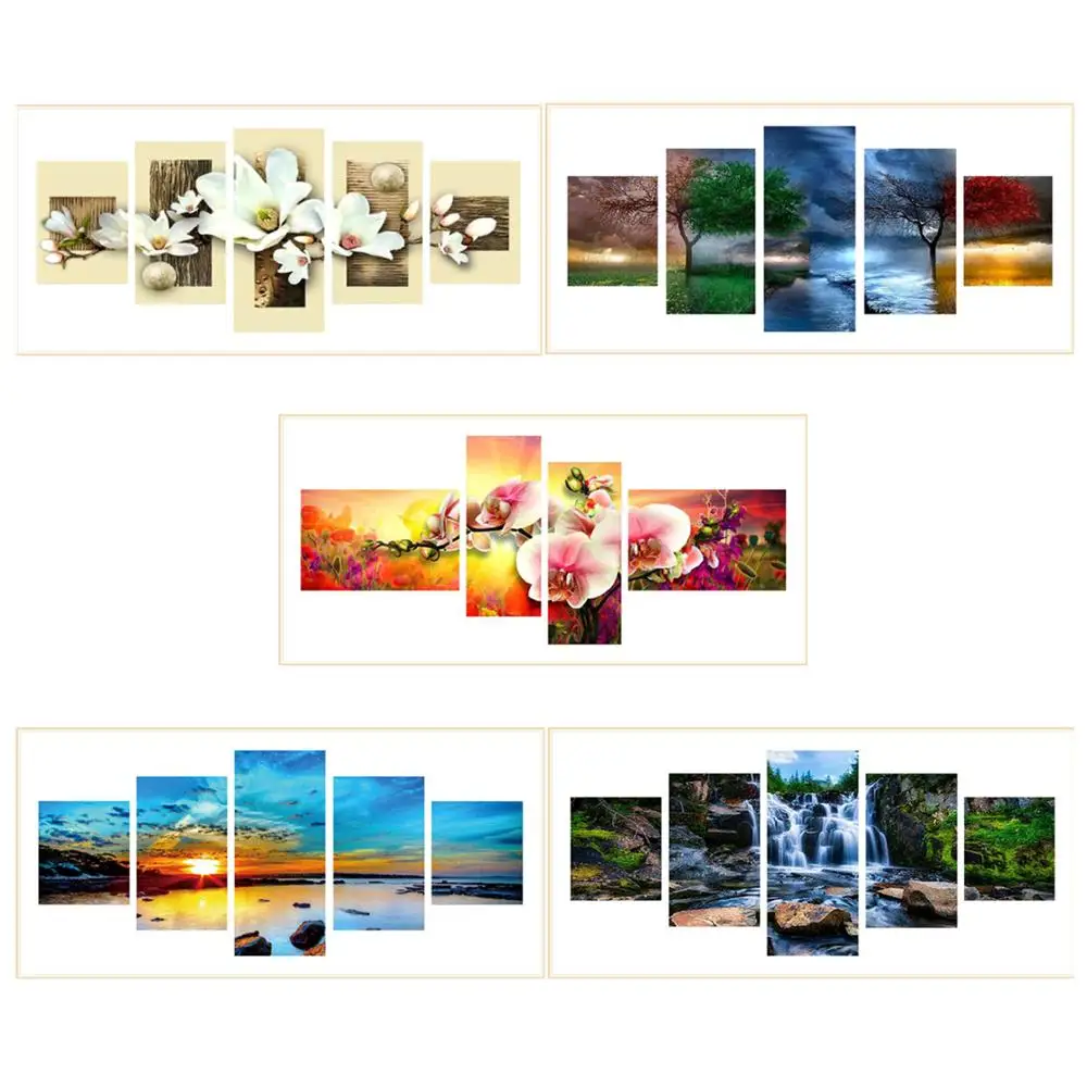 

5D DIY full diamond landscape multi-picture cross stitch diamond embroidery mosaic diamond home decoration