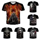 Мужская летняя футболка с коротким рукавом и круглым вырезом