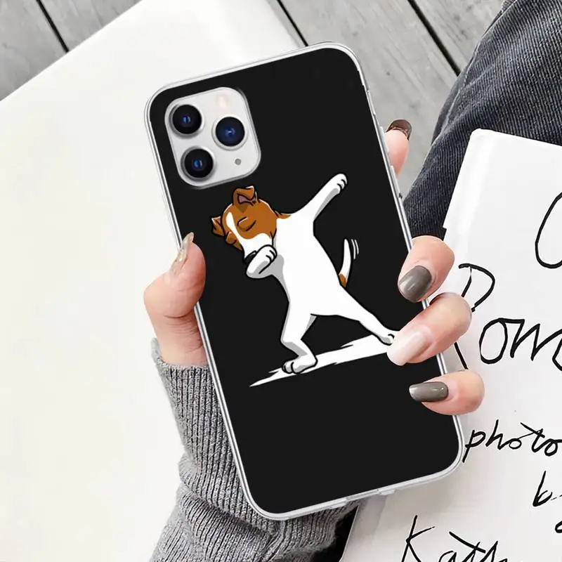 Jack Russell Terrier Dog Transparent Mobile Phone Case Cover For IPhone 12 11 Pro Max Xs X Xr 7 8 6 6s Plus 5 5s Se 2020