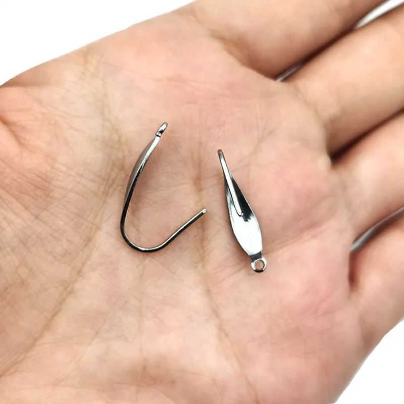 20 шт./лот никогда не выцветают серьги из нержавеющей стали крючки ушные провода