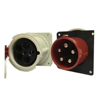 125a 5pin 3phase high voltage industrial waterproof electrical power supply sockets