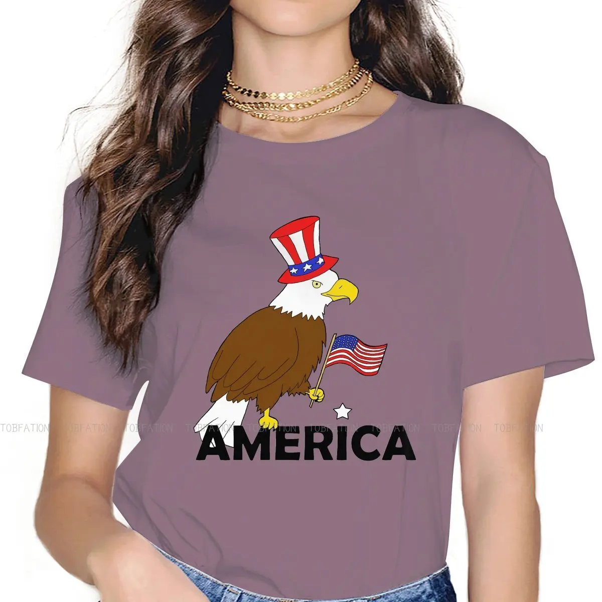 

Классические футболки с рисунком орла 5XL, футболка из ткани с круглым вырезом для пожилых людей и девушек, уличная одежда, большой размер