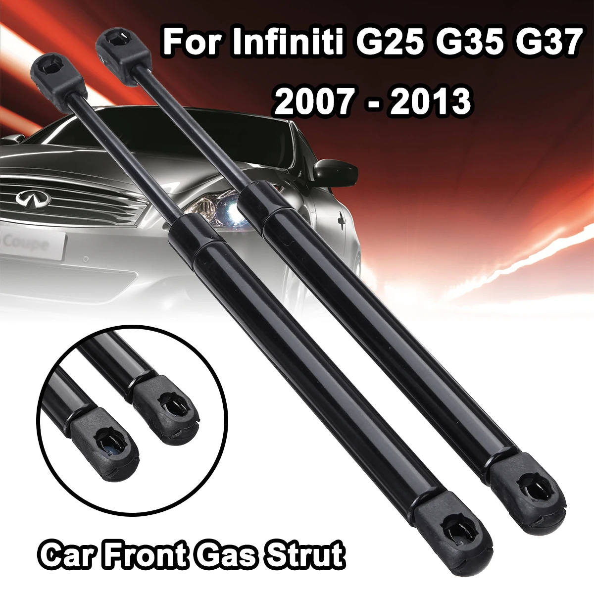 2 шт. подъемник передней капота автомобиля 34 см для Infiniti G25 G35 G37 2007 2013|Крепежные
