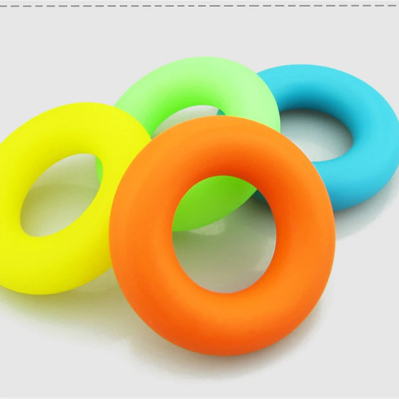 TIMOWIN ручные ручки Тренировка мышц зеленый резиновое кольцо тренажер палец