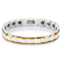 aradoo magnetic bracelet metal bracelet clasp bracelet fashion gift holiday gift for bracelet stainless steel bracelet women