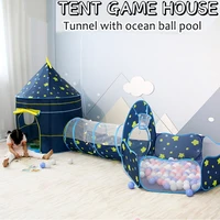 children tent house sports toy baby ball pool portable crawling tunnel pit house kids removable indoor outdoor tube game gift