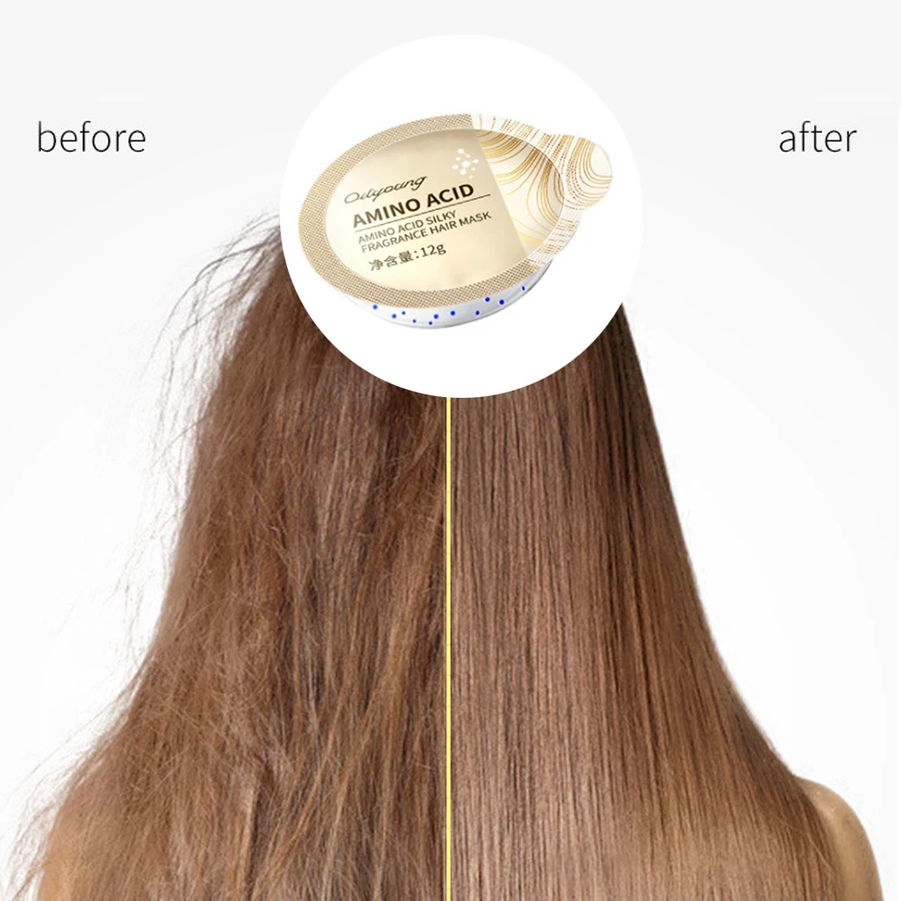 

7pcs 12g Salon Hair Mask Conditioner Damage Repair Moisturizing Essence Oil Hair Supple Hydration Cream Hair Care