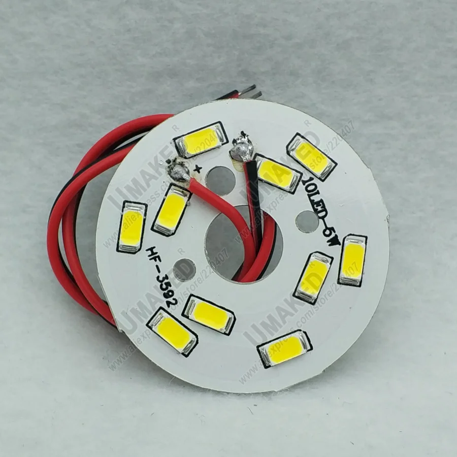 Светодиодный PCB сварной 30 см провод светодиодный подвесной светильник источник 3