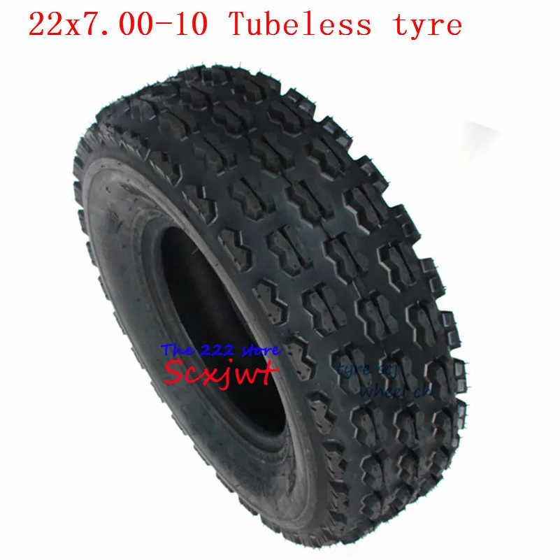 Картинг картинг детская коляска ATV UTV 22X7 10 бескамерные шины дюймов вакуумные