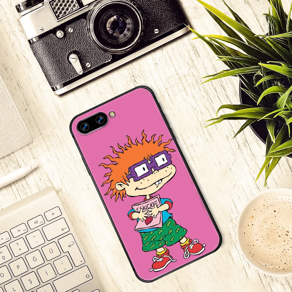 

cartoon Rugrat funny Phone Case Cover Hull For HUAWEI honor 7a 8s 8a 8x 9 9x 10 20 i Lite Pro black Prime Silicone Back Luxury