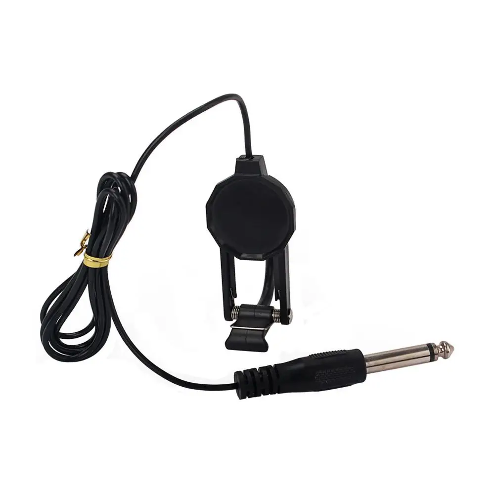 IRIN GMB348 Профессиональный пикап с 1/4 &quotJack 120 мм кабелем черный для электрической