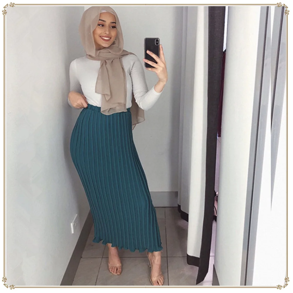 

Woman Skirts Pleated Skirt Skirts Womens 2021 Long Brown Skirt Plus Size Skirt Solid Chiffon