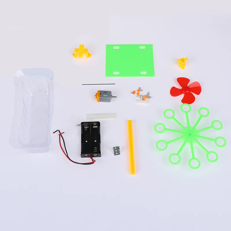 DIY пузырчатая машина Паровая обучающая игрушка в сборе вспенивающая для