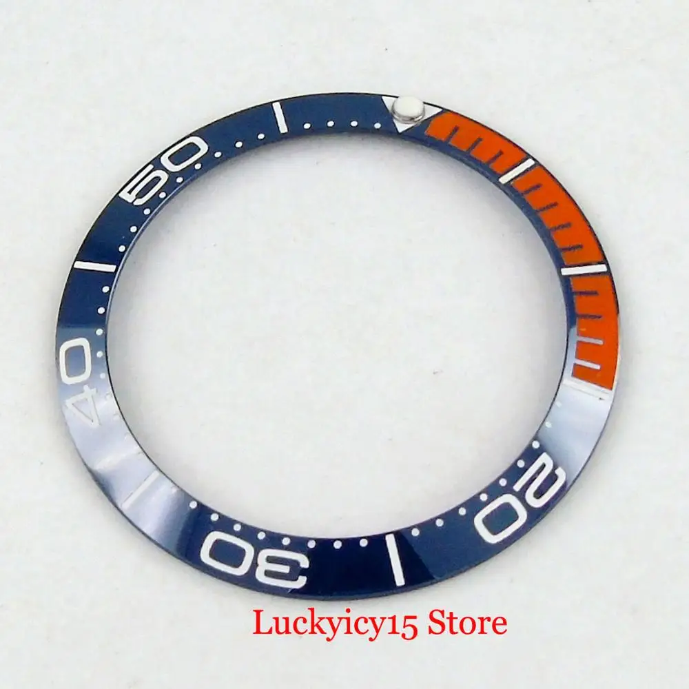

Blue Orange Ceramic Watch Ring Bezel Insert Fit 40mm Automatic Men Watch