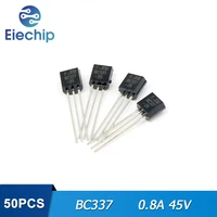 50pcslot bc337 transistors to 92 0 8a 45v npn new original