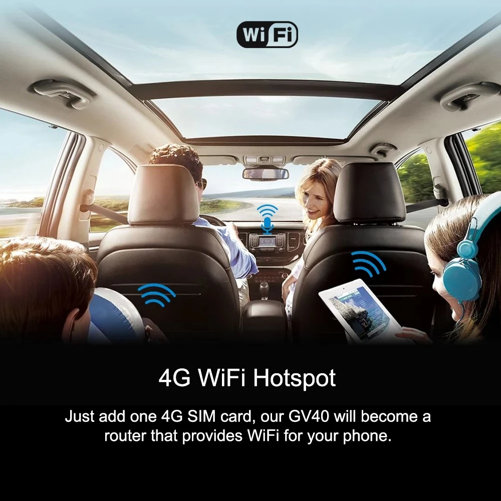 GPS-трекер JIMI 4G GV40 Wi-Fi точка доступа вождение водонепроницаемый JM-VL01 LTE с