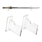 Прозрачный акриловый кронштейн, стеллаж, настенный держатель дисплея, стенд для демонстрации модели ножей для мечей