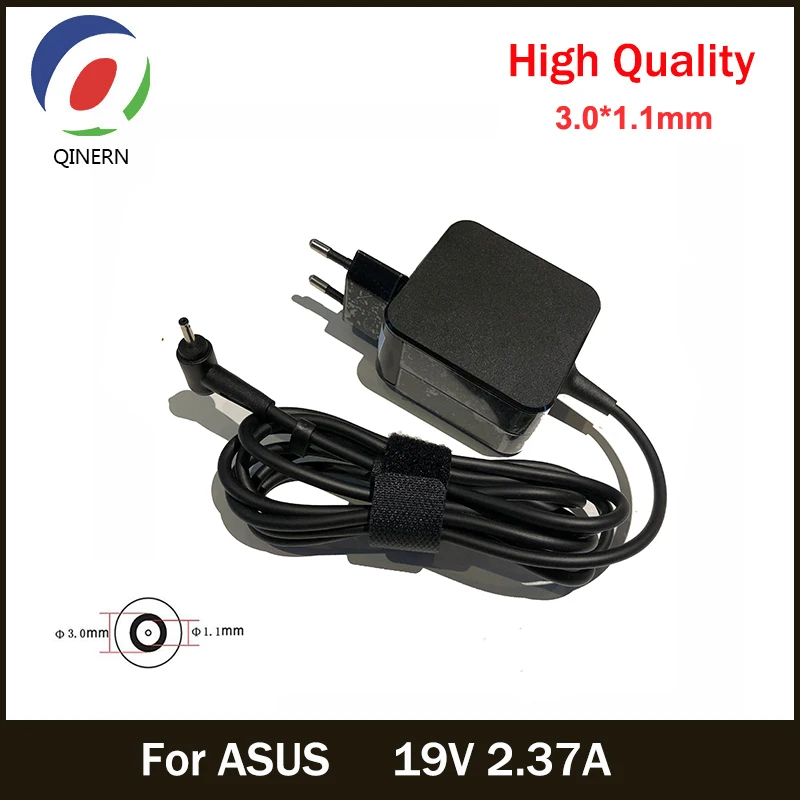 19V 2.37A 45W 3,0*1,1mm адаптер зарядного устройства для ноутбука Asus Zenbook C200 UX21 UX21E UX31UX31E UX31K UX32 UX42E ADP-45AW источник питания - изображение