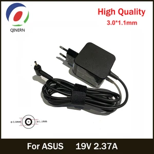Зарядное устройство для ноутбука Asus Zenbook C200, UX21, UX21E, UX31UX31E, UX31K, UX32, UX42E, 19 в, 2,37 А, 45 Вт, 3,0*1,1 мм, ADP-45AW