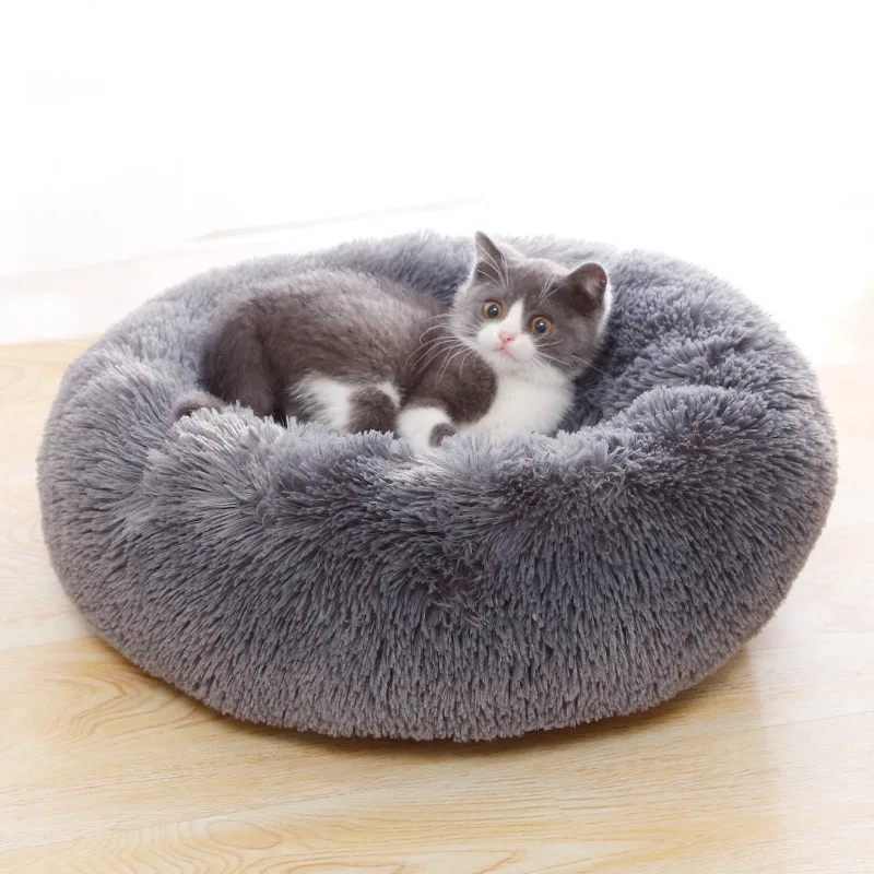 Теплая удобная домашняя кровать для домашних животных моющаяся собак кошек