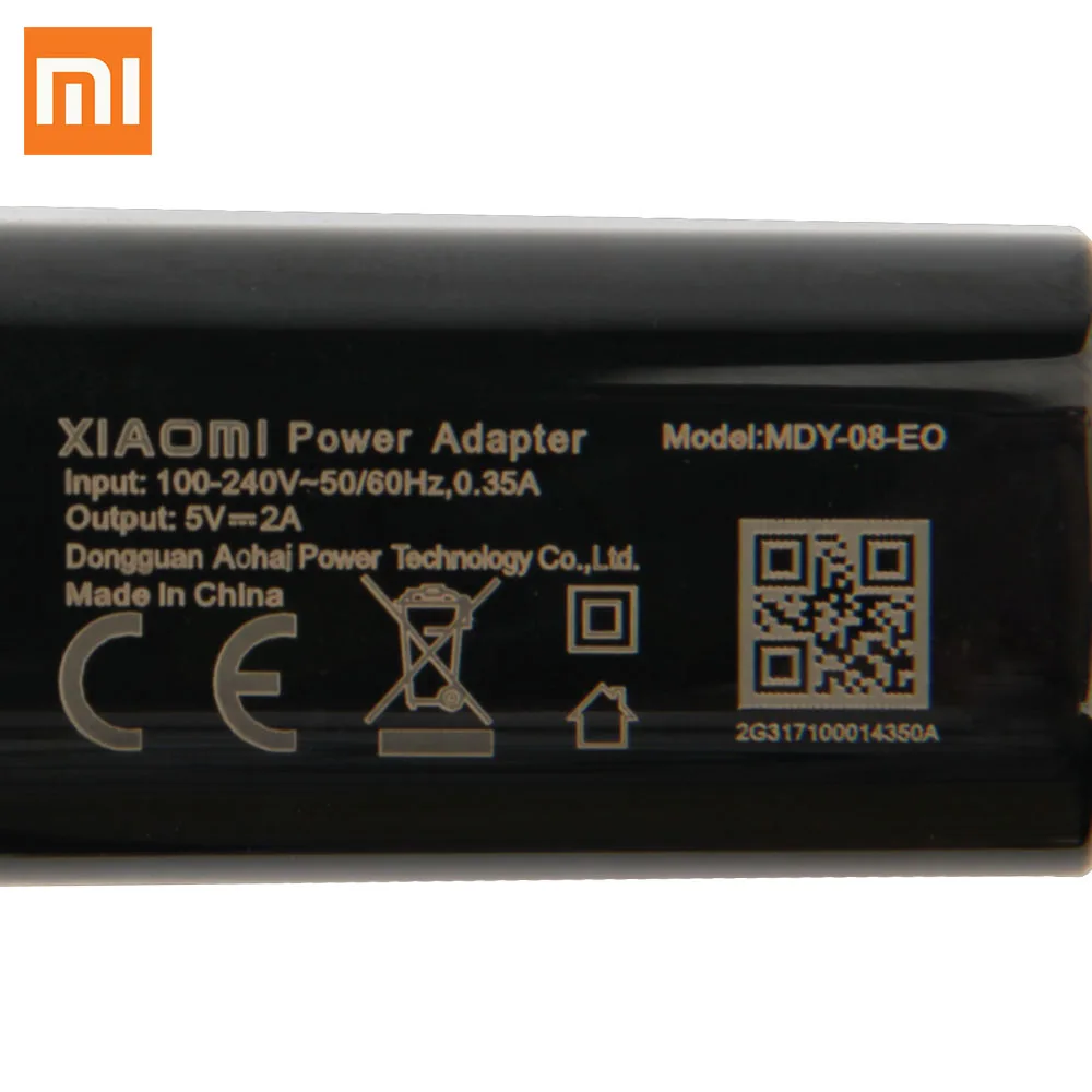 

Original XiaoMi 5V 2A 10W Travel Charger For Redmi Note 7 6 Note8 Mi 5 5S Mi9 Redmi 8 8A 6A Max 3 Mix3 Micro or Type-C USB Cable