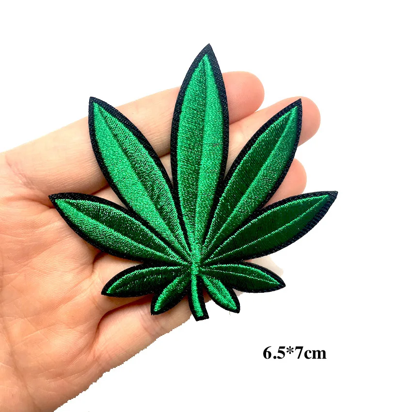 1 шт. нашивки с зелеными листьями аппликация для утюга одежды модная брендовая